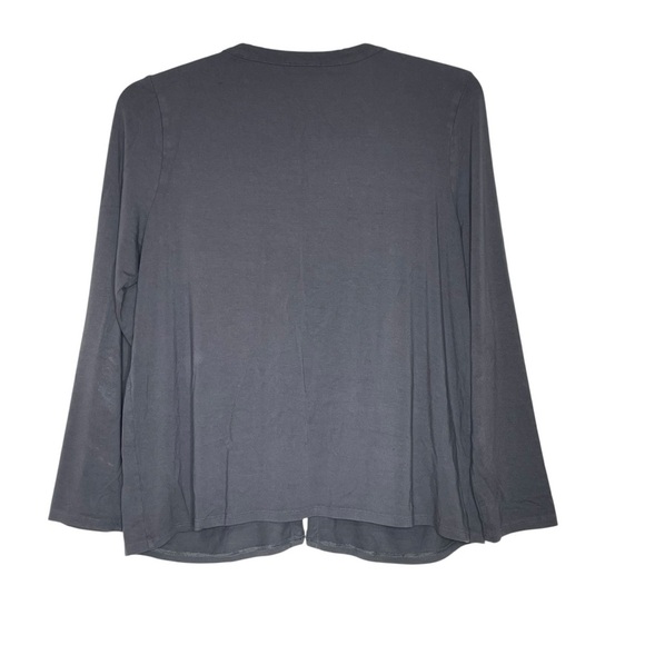 J.Jill Wherever Long Sleeve Cardigan. Size M Dark Gray. - Picture 2 of 12
